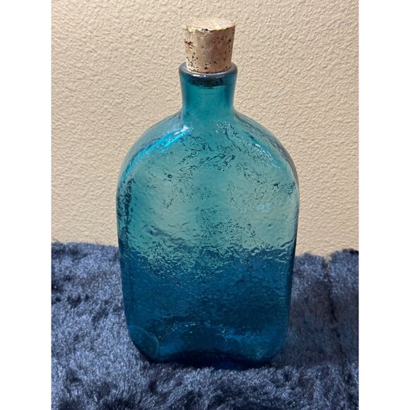 Vintage Stelvia Wayne Hausted Empoli Decanter Empossed Birds Of Peace Cork Stop - Picture 5 of 8